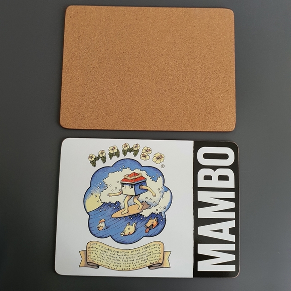 Brand New MAMBO Cork Backed Placemats Boxset x6 - Picture 11 of 12